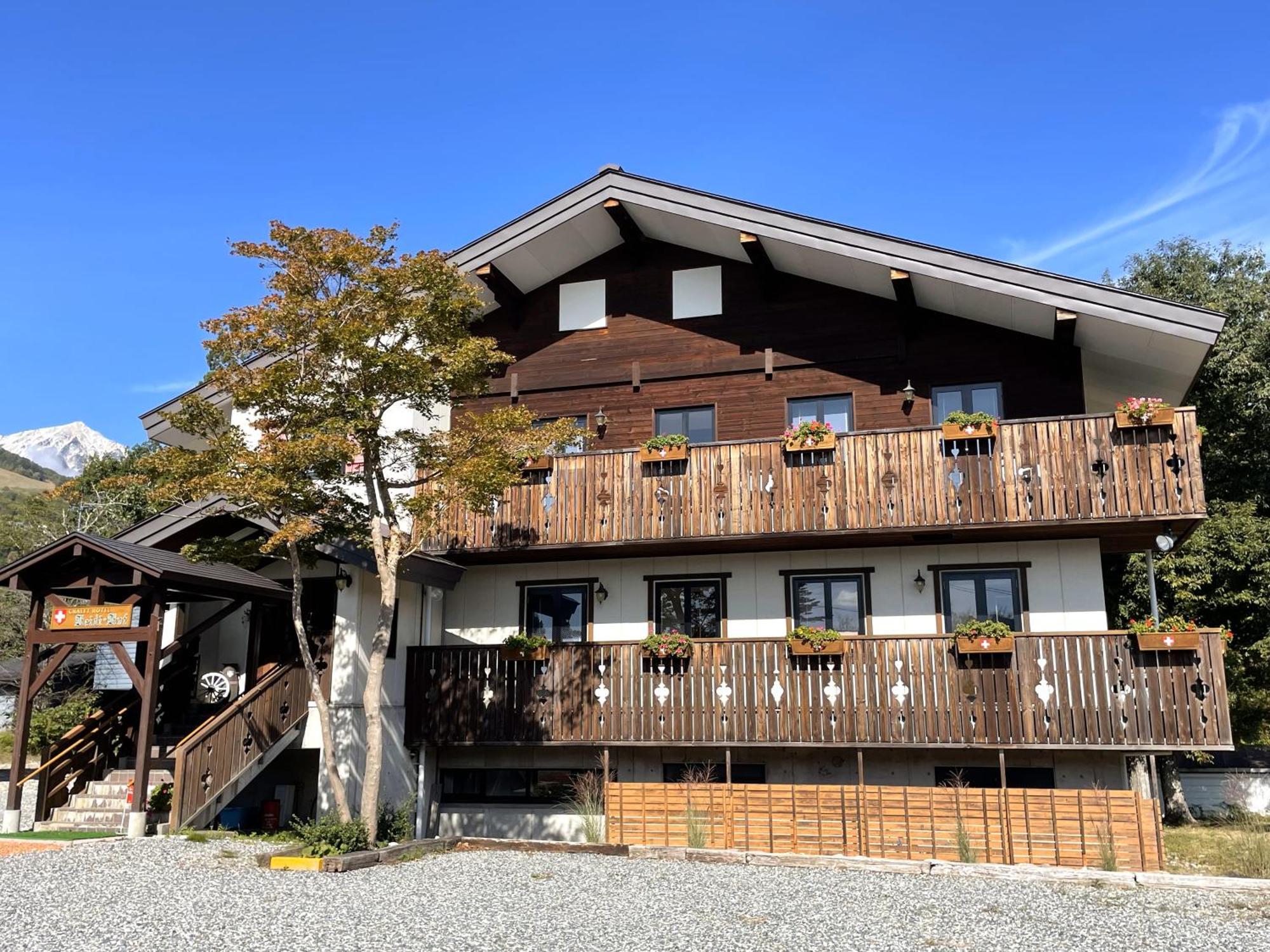Hotel Heidi Hof Hakuba Esterno foto